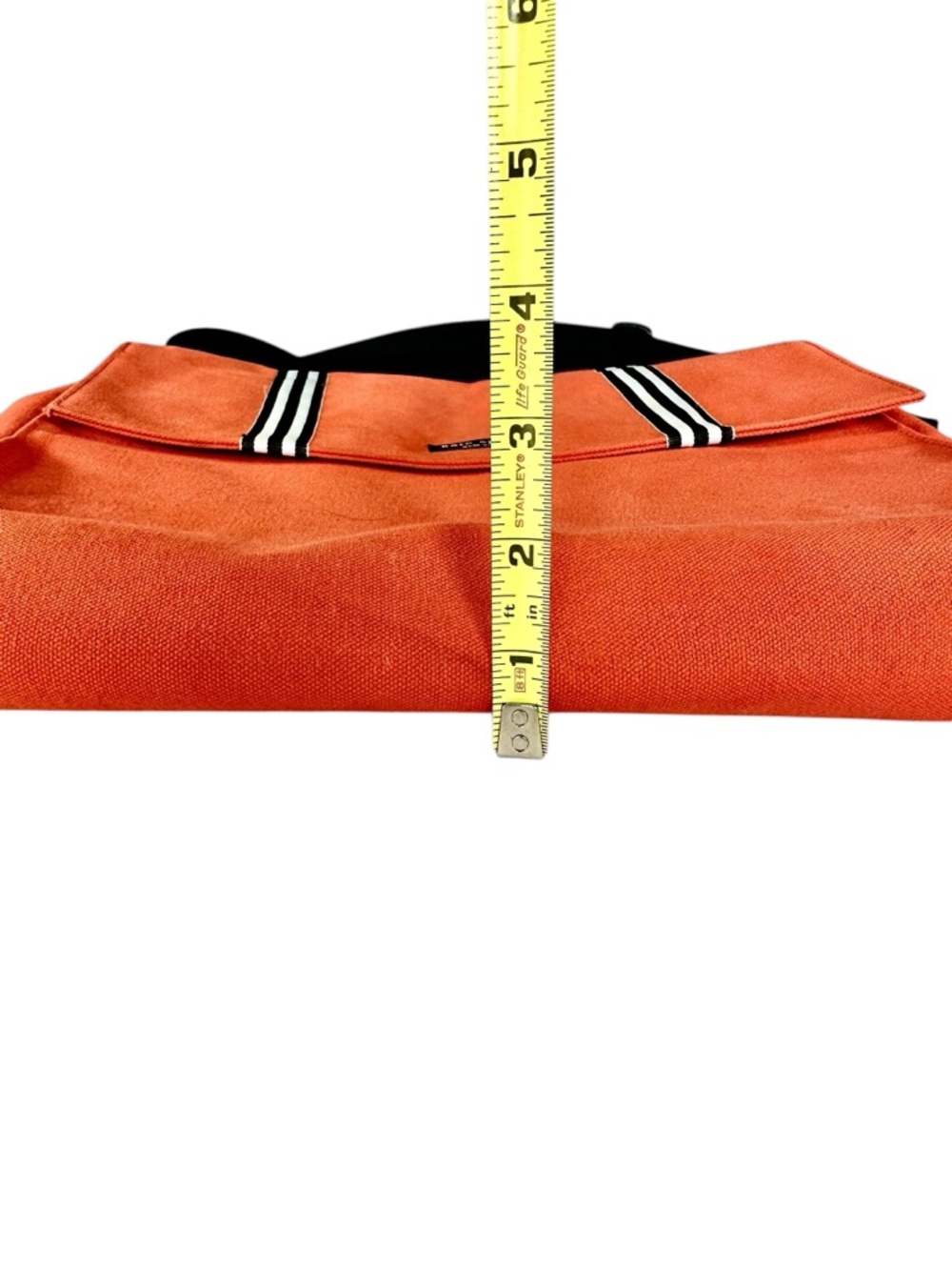Kate Spade Orange Canvas Messenger/ Laptop Bag Unisex - Picture 8 of 10